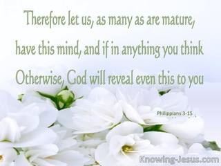 Philippians 3:15 Established in the Faith (devotional)09:16 (sage)